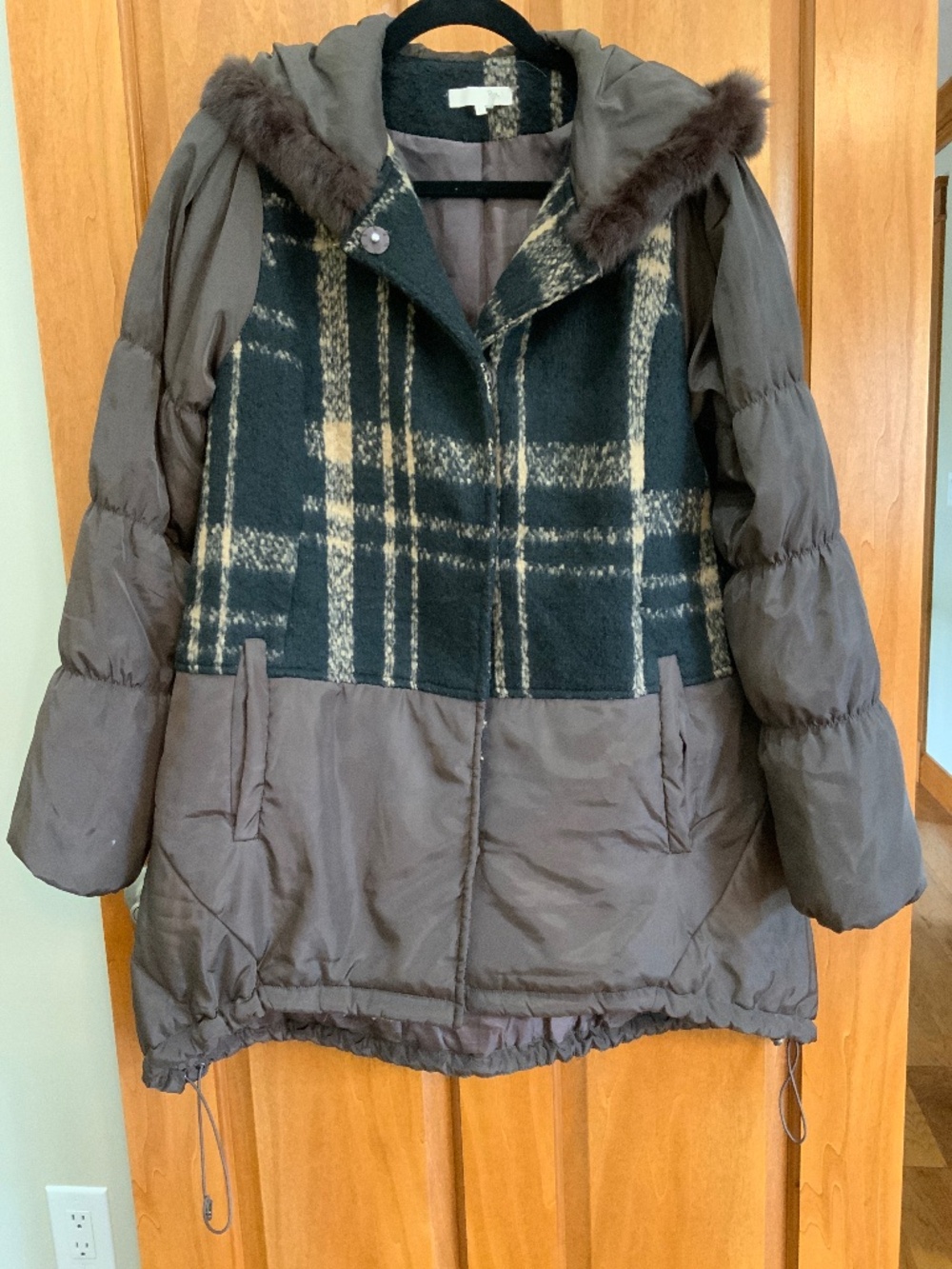 Women’s RYU winter coat brown large
